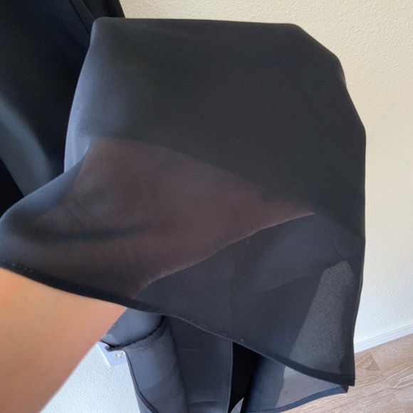 VINTAGE! Hampton Dress Co Black Dress Size 8 - Picture 7 of 11